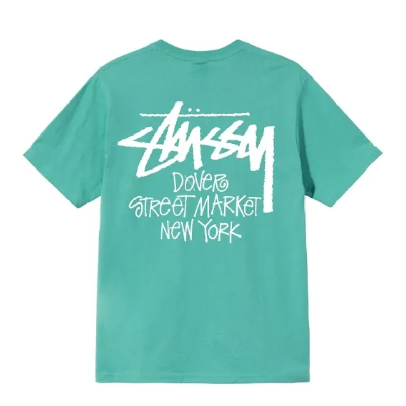 Stussy DSM New York Turquoise Tee-back