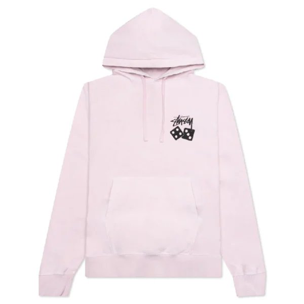 Stussy Dice Pink Pullover Hoodie