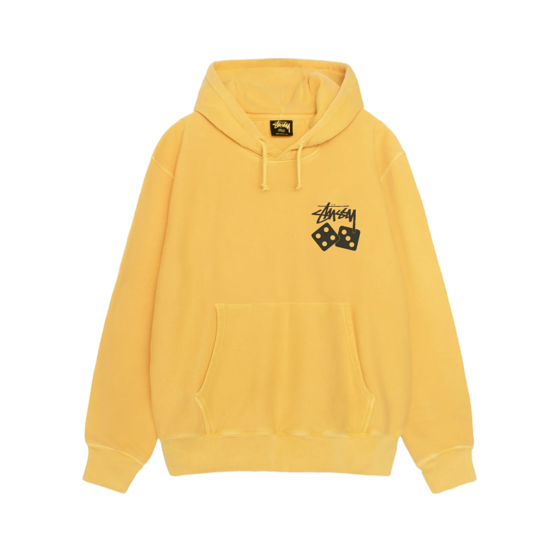 Stussy Dice Yellow Pullover Hoodie