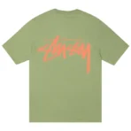 Stussy Dizzy Stock Green T-Shirt Back