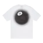 Stussy Fade 8 Ball White Tee Back