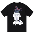 Stussy Flower Bomb Black Shirt Back