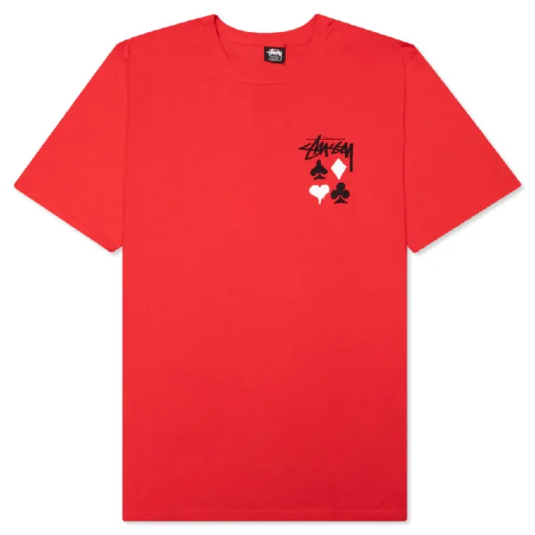 Stussy Full Deck 2 Red Tee