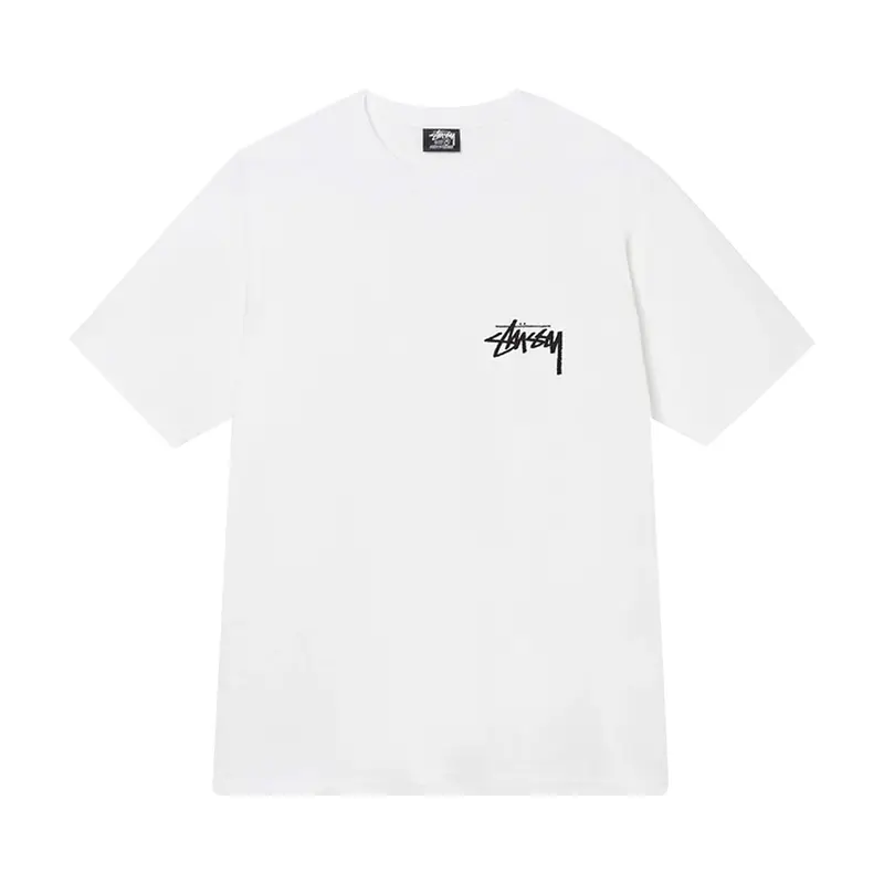Stussy Fuzzy Dice White T-Shirt