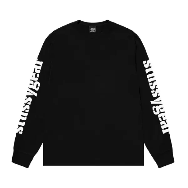 Stussy Gear Black Long Sleeve Shirt