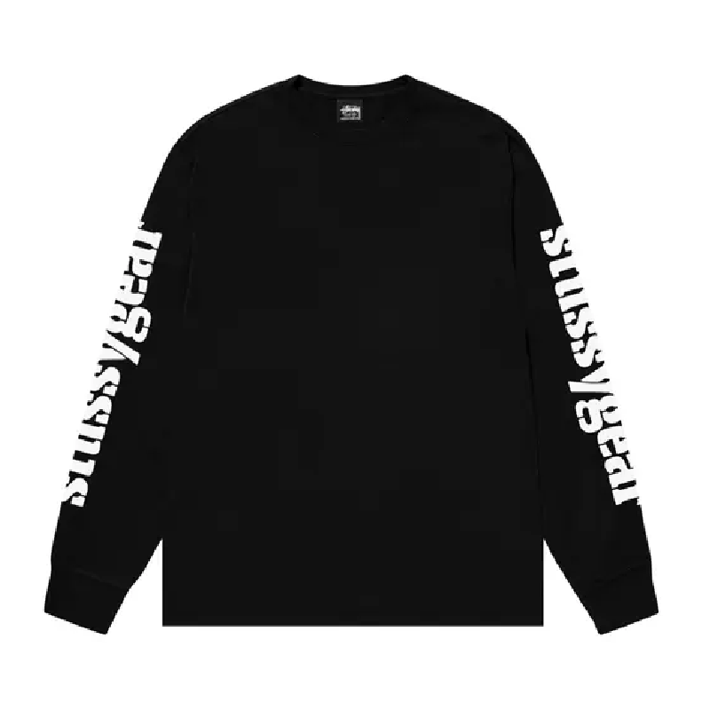 Stussy Gear Black Long Sleeve Shirt