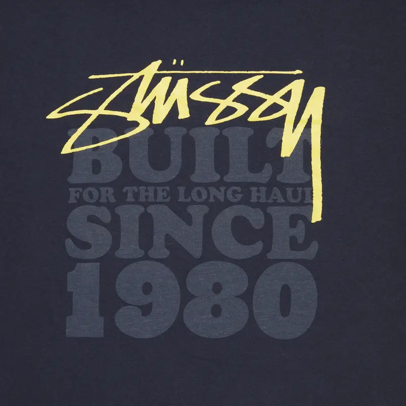 Stussy Gear Built Since 80 Navy Tee Zoom
