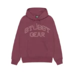 Stussy Gear Oxblood Hoodie