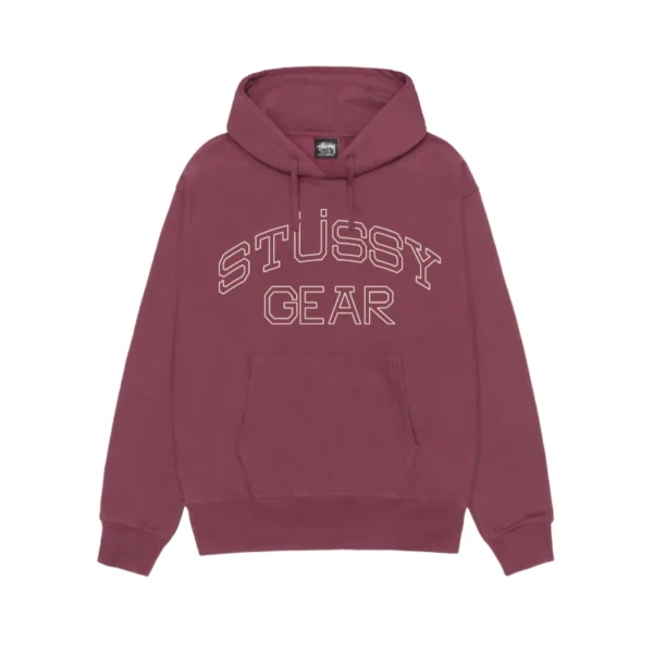Stussy Gear Oxblood Hoodie