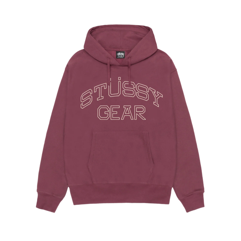 Stussy Gear Oxblood Hoodie