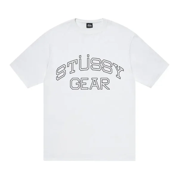 Stussy Gear White T-Shirt