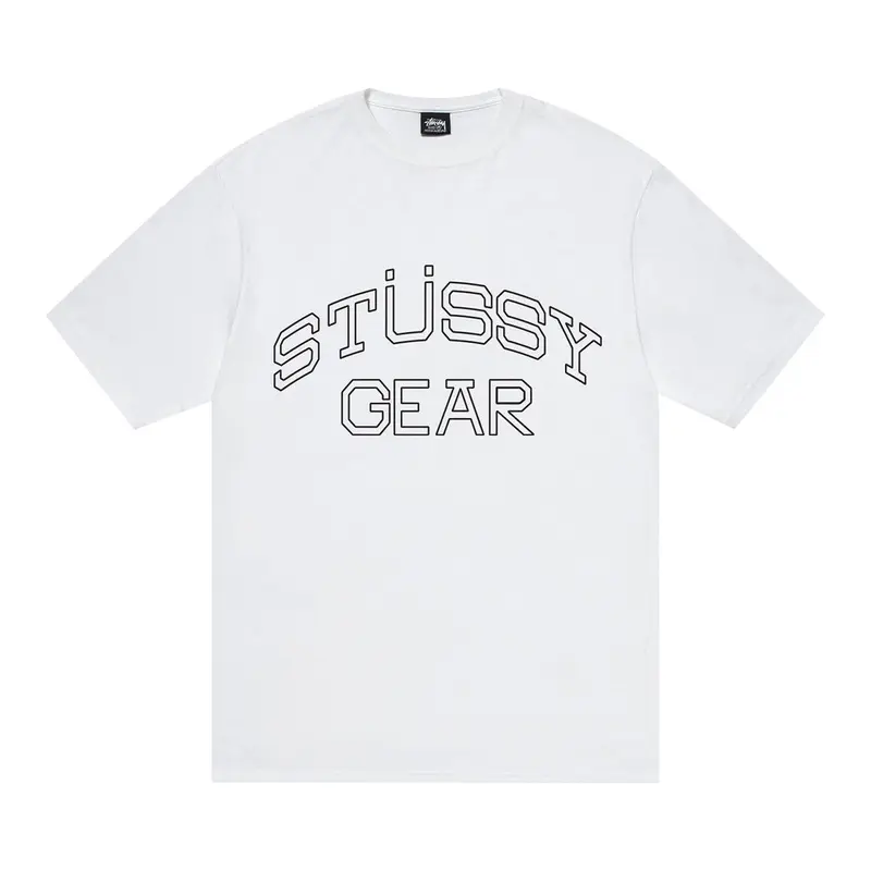 Stussy Gear White T-Shirt