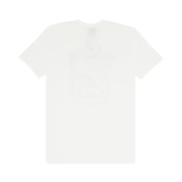 Stussy Glass Link White Tee Back