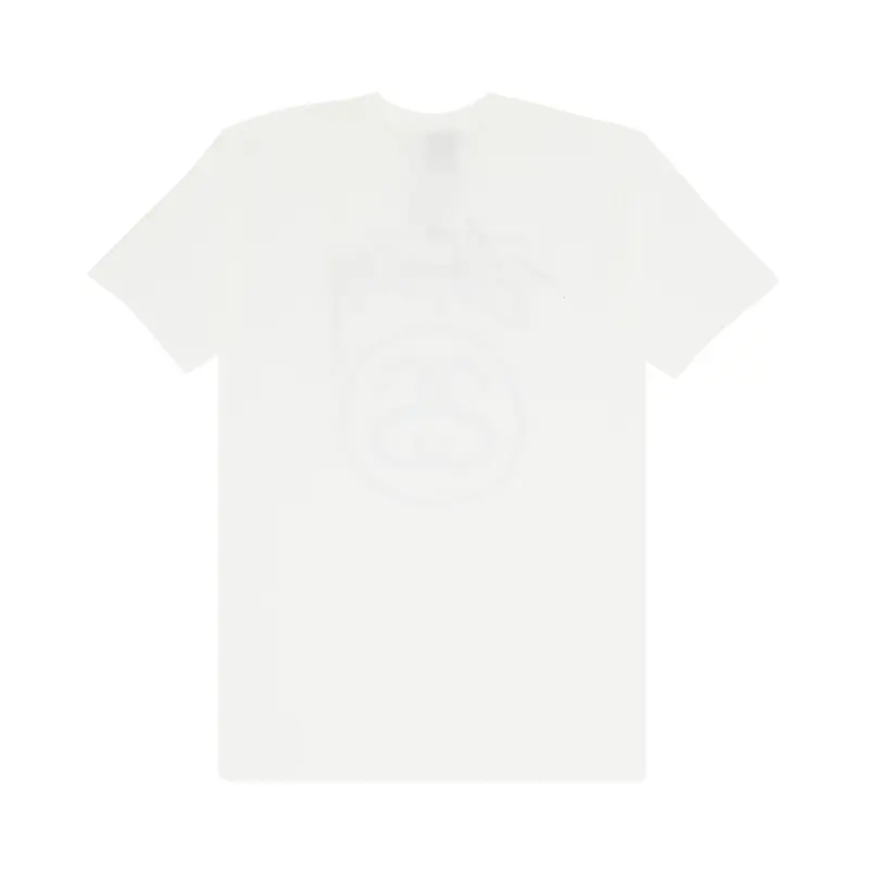 Stussy Glass Link White Tee Back