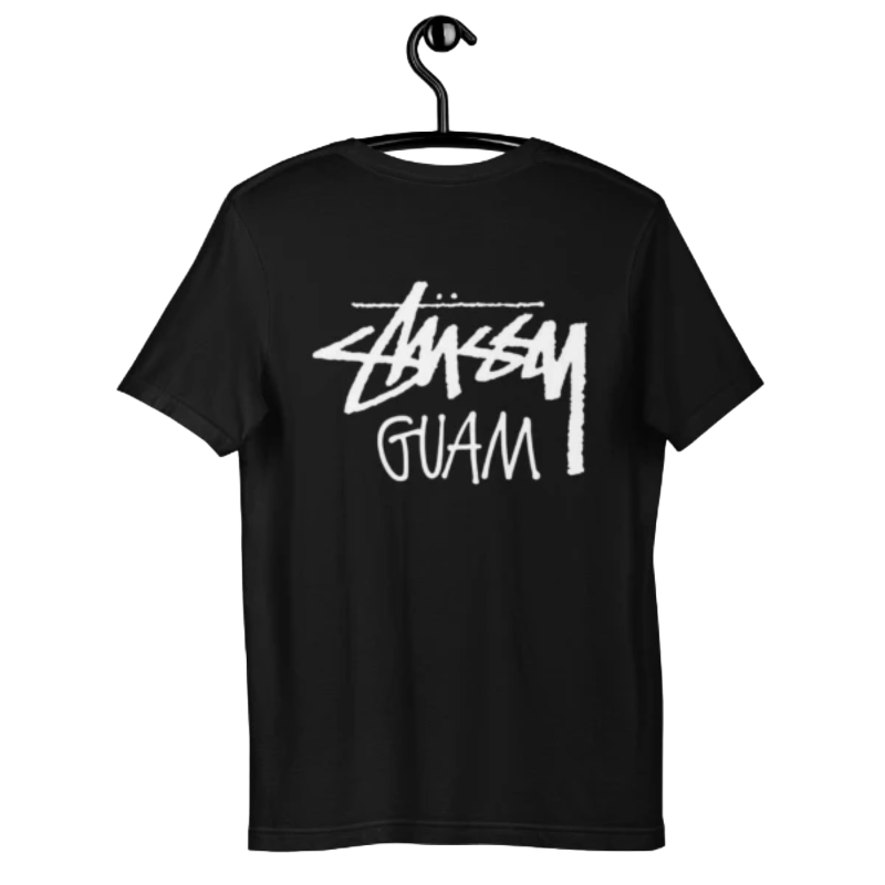 Stussy Guam Black Tee-back