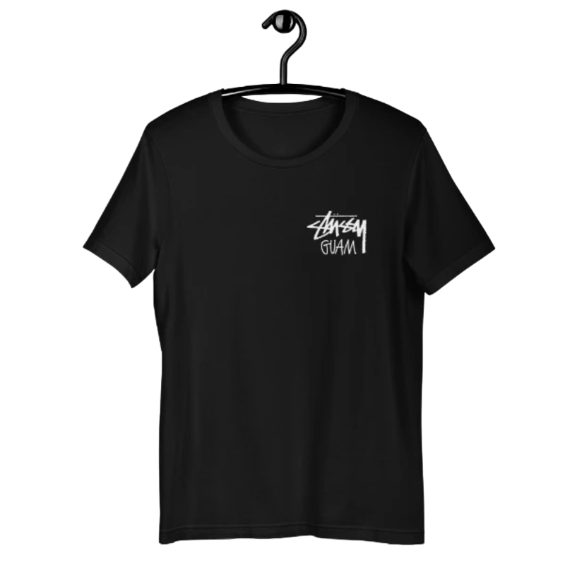 Stussy Guam Black Tee