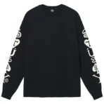 Stussy Heart Spades Black Longsleeve Shirt