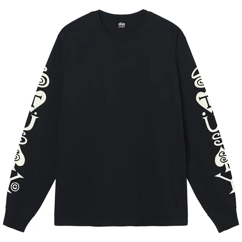 Stussy Heart Spades Black Longsleeve Shirt