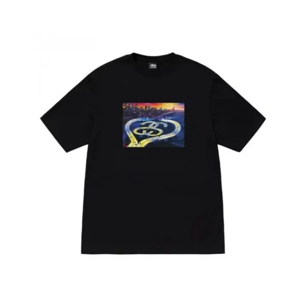 Stussy Highway Black T-Shirt