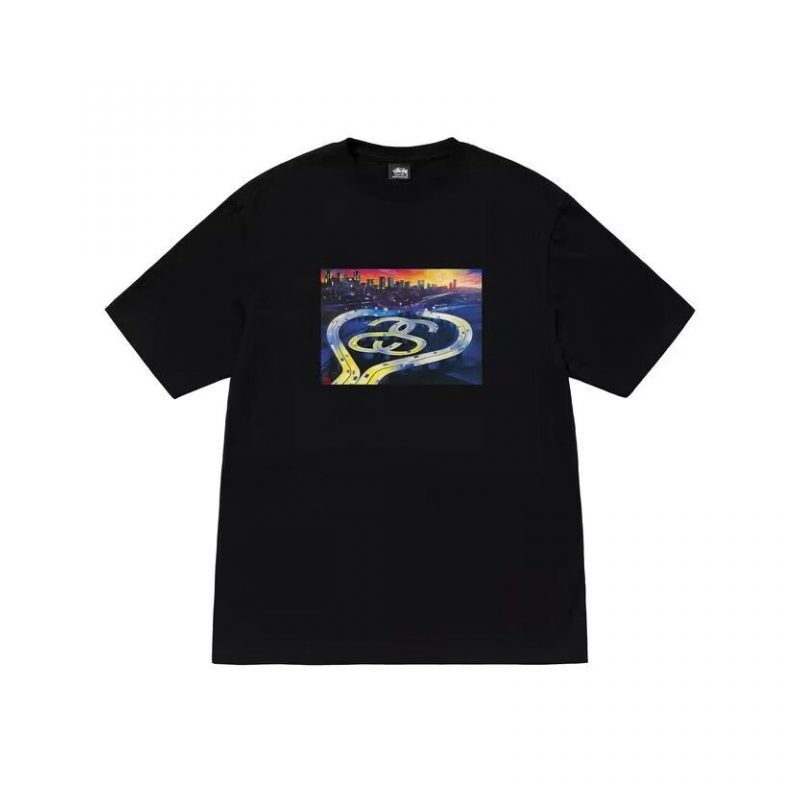 Stussy Highway Black T-Shirt