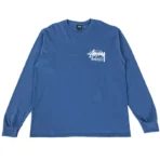 Stussy Honolulu Blue Long Sleeve Shirt