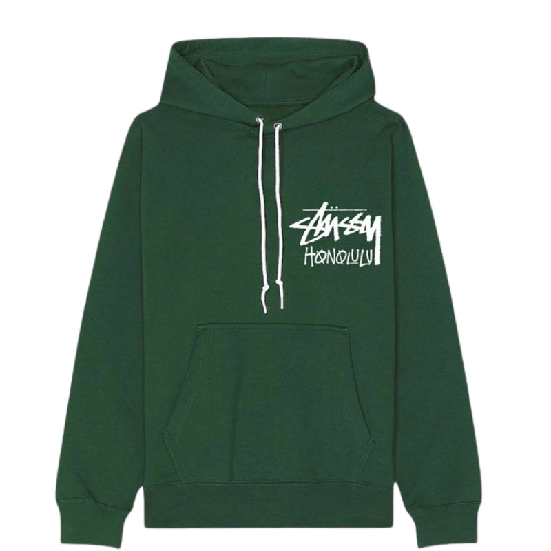 Stussy Honolulu Green Hoodie