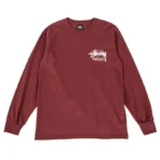 Stussy Honolulu Red Long Sleeve Shirt