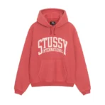 Stussy International washed Red Hoodie