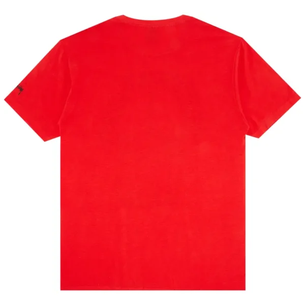 Stussy Jumbo Skull Red Tee Back