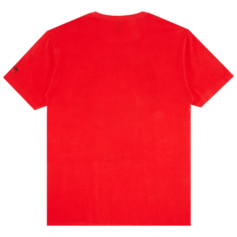 Stussy Jumbo Skull Red Tee Back