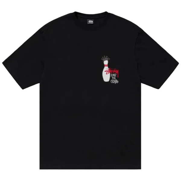 Stussy Kingpin Black T-Shirt