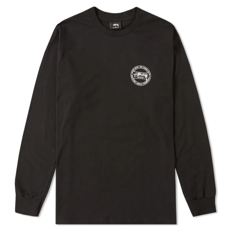 Stussy Laguna Dot Black Long Sleeve