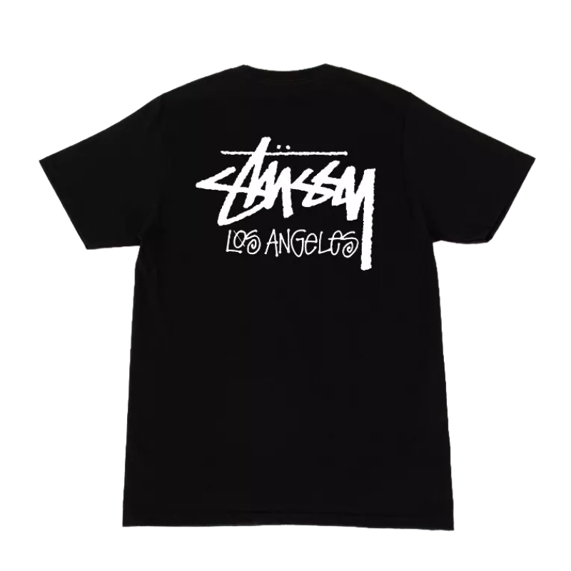 Stussy Los Angeles Black Shirt-back