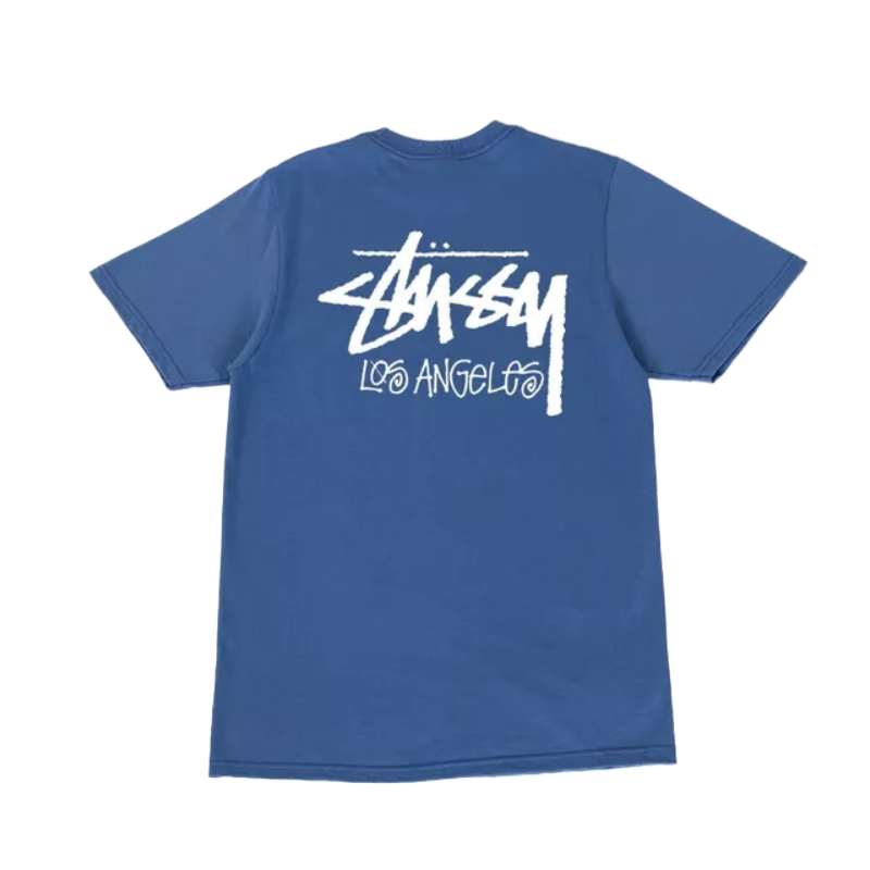 Stussy Los Angeles Blue Shirt-back