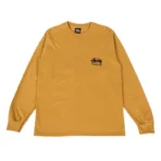 Stussy Los Angeles Long Sleeve Mustard Shirt