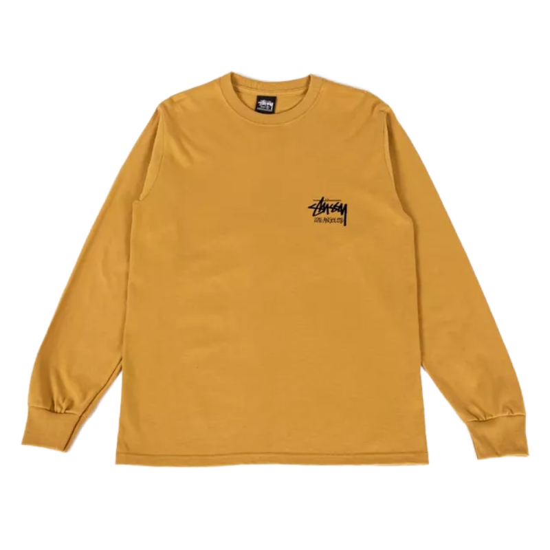 Stussy Los Angeles Long Sleeve Mustard Shirt