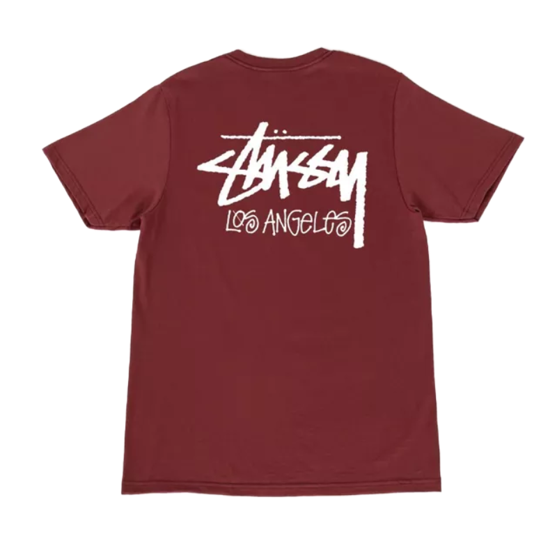 Stussy Los Angeles Red Shirt-back