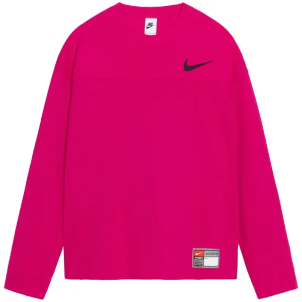 Stussy Nike Pink Long Sleeve Shirt