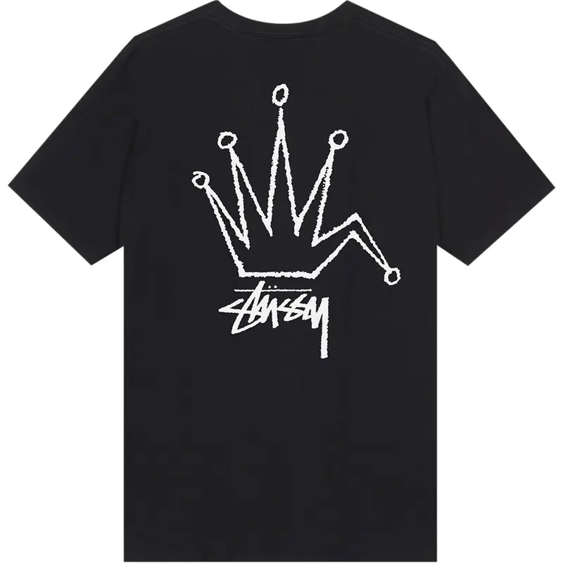 Stussy Old Crown Black Shirt Back