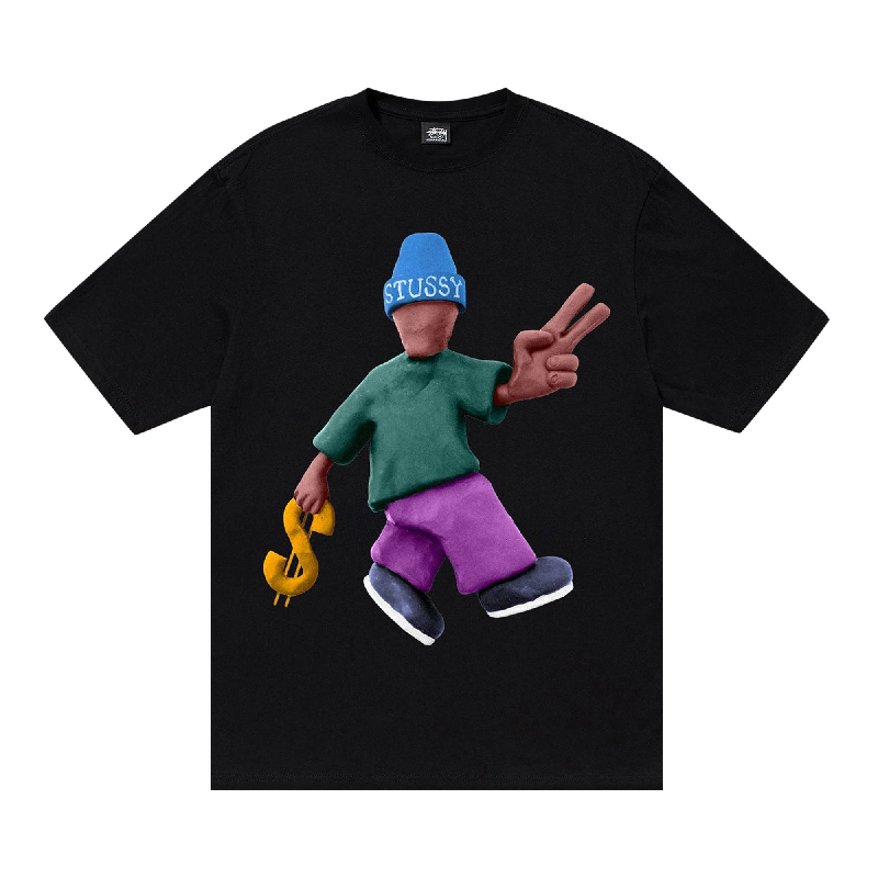 Stussy Peace and Prosperity Black Shirt
