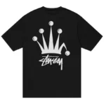 Stussy Regal Crown Black T-Shirt Back
