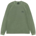Stussy Reglan Thermal Green Longsleeve Shirt