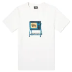 Stussy Rolling TV White Shirt