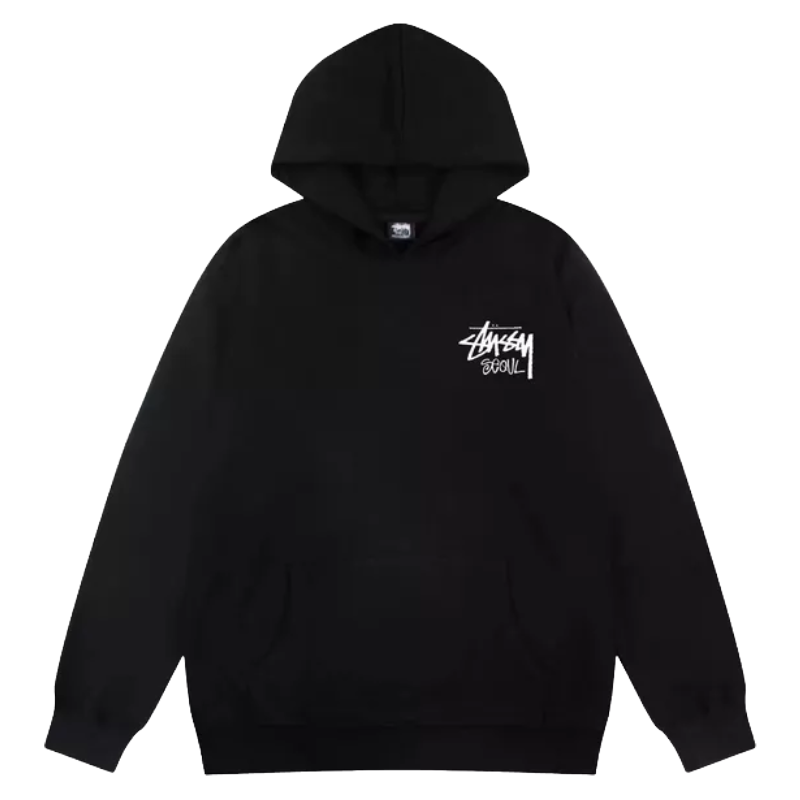 Stussy Seoul Black Hoodie