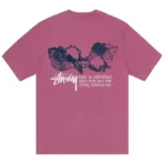 Stussy Shells Berry Pink Shirt Back