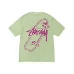 Stussy Skate Poose Green Shirt Back
