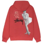 Stussy Skate Tough Red Hoodie-back