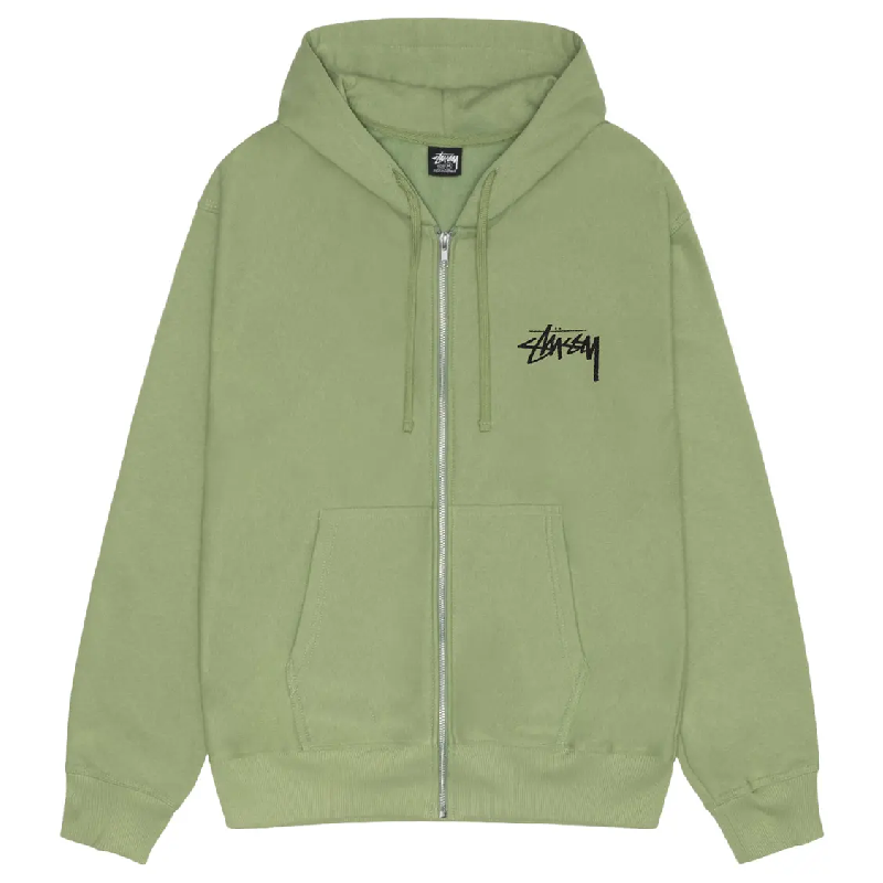 Stussy Skate Tough Zip Up Moss Hoodie