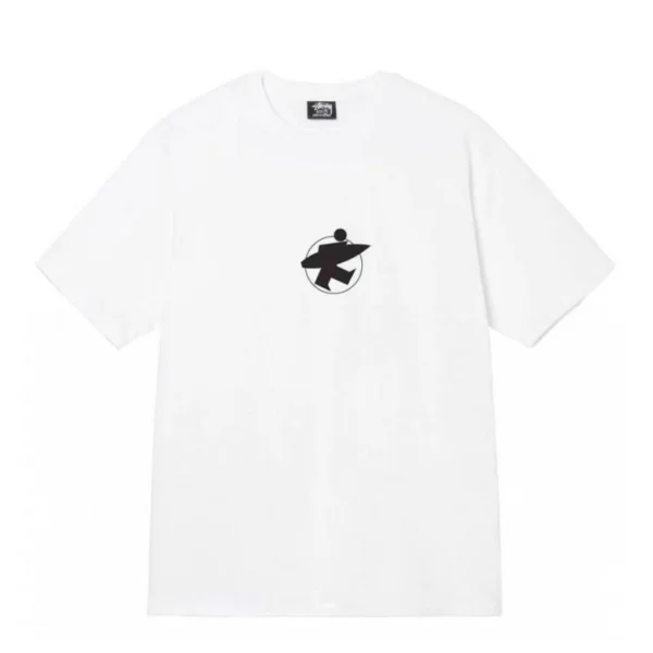 Stussy Small Surfboard White Tee