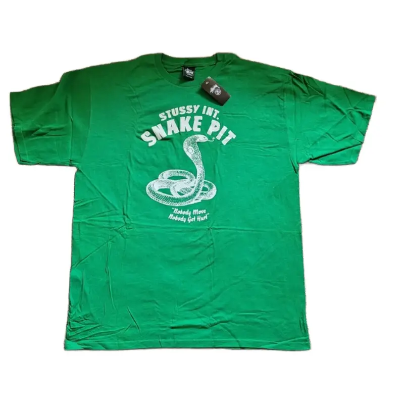Stussy Snake Pit Green Shirt